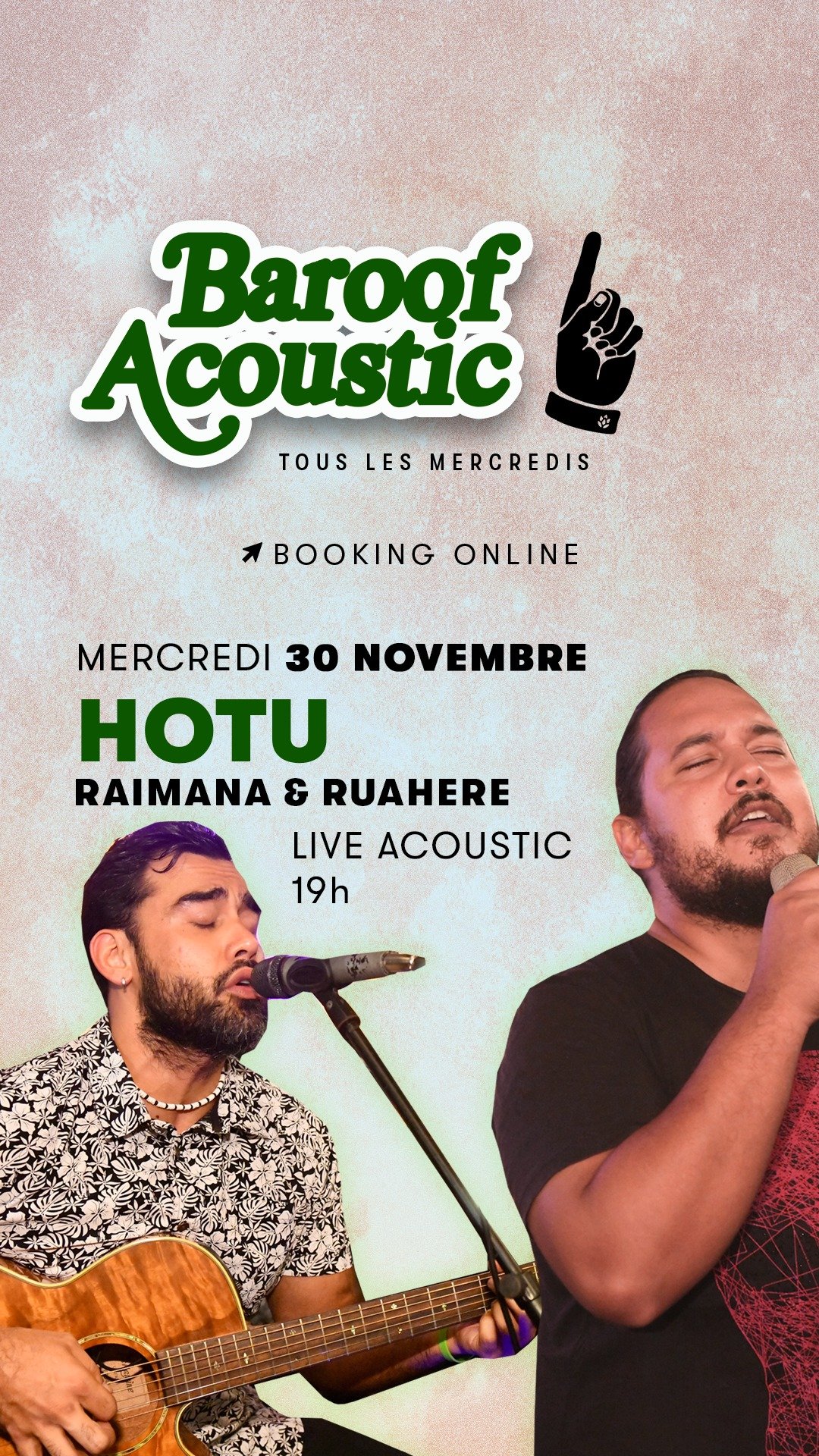 𝗛𝗢𝗧𝗨 𝗠𝗘𝗥𝗖𝗥𝗘𝗗𝗜 𝟯𝟬 𝗡𝗢𝗩Une rencontre musicale où la terre le ciel et la