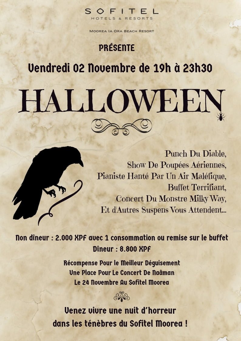 Liste pour halloween remis vendredi